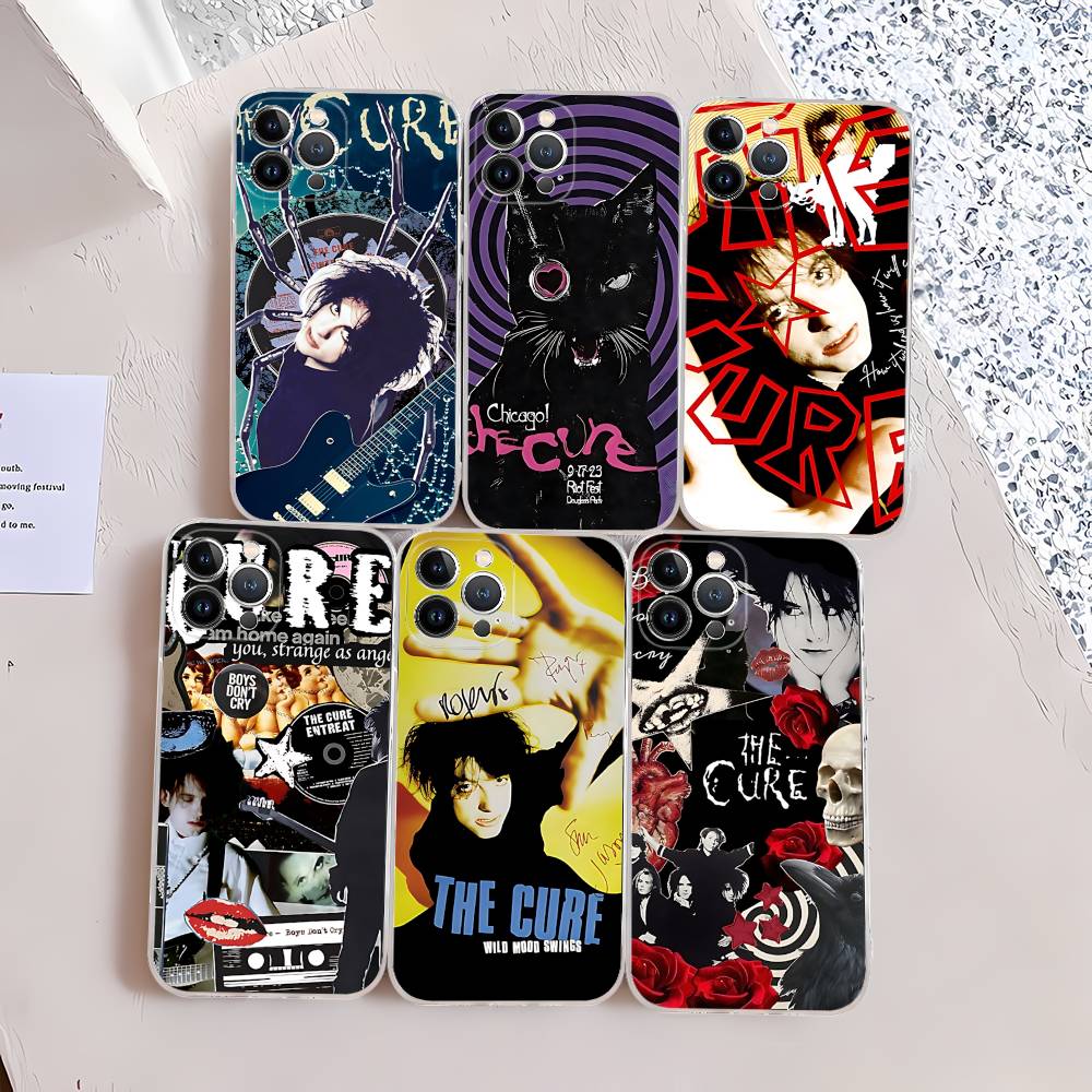 Hot Classic Rock The C-CureS Band Phone Case For IPhone 17 16 15 14 13 12 11 Pro Max Plus Soft Cover Personalized DIY