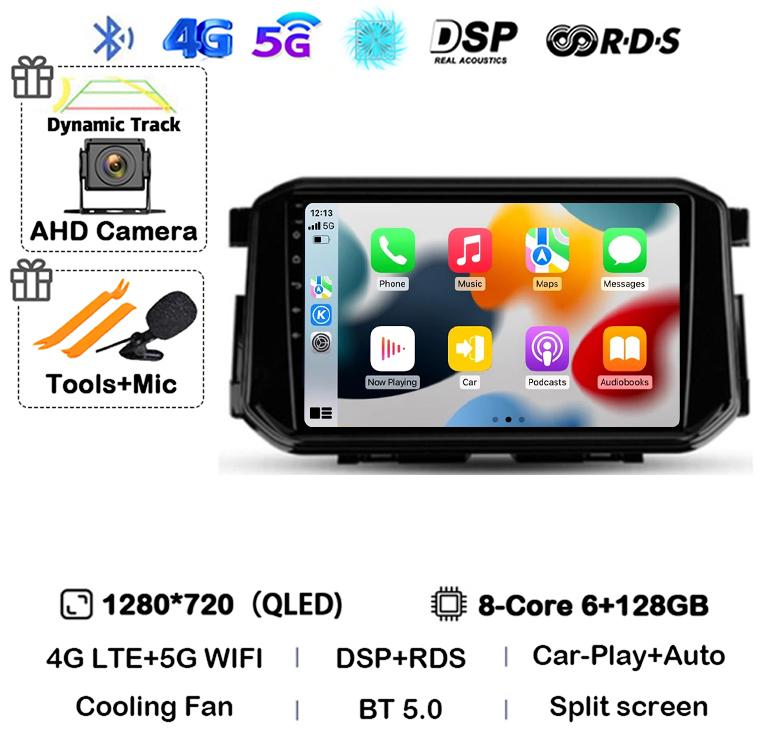 Android 14 Carplay Auto 4G+WIFI For Nissan Terra Xterra 2018 2019 2020-2022 Car Radio Multimedia Video Player GPS 360 Camera DSP