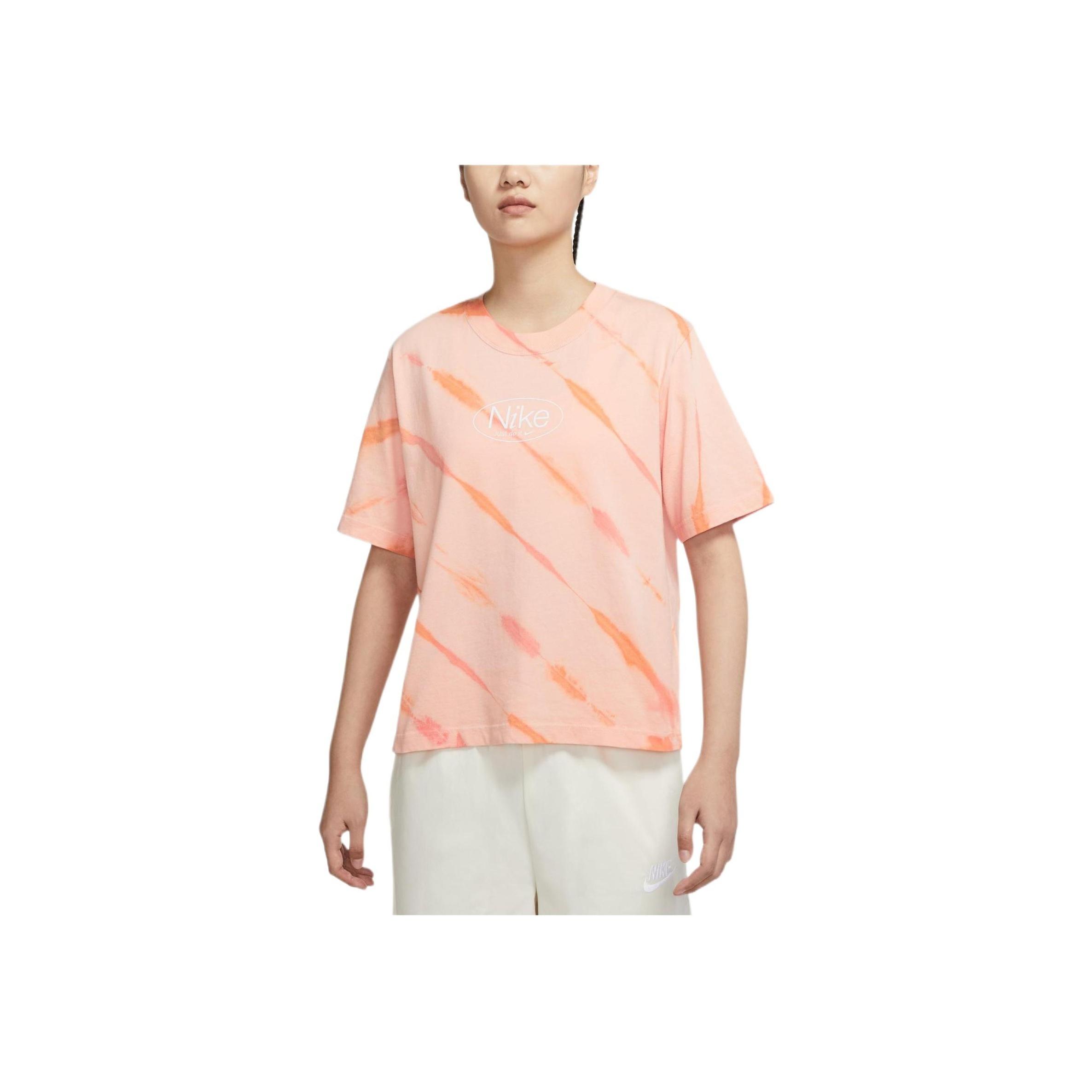 

Nike Спортивная футболка с логотипом Gradient, удобная, влагоотводящая, сверхлегкая, дышащая, эластичная, свободного кроя, с круглым вырезом и коротким рукавом DQ3142-800 M