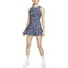 Nike Dri-Fit Court Slam Casual Crew Neck Sleeveless Dress With Logo Women Dresses Lightning-Blue FQ2492-437
