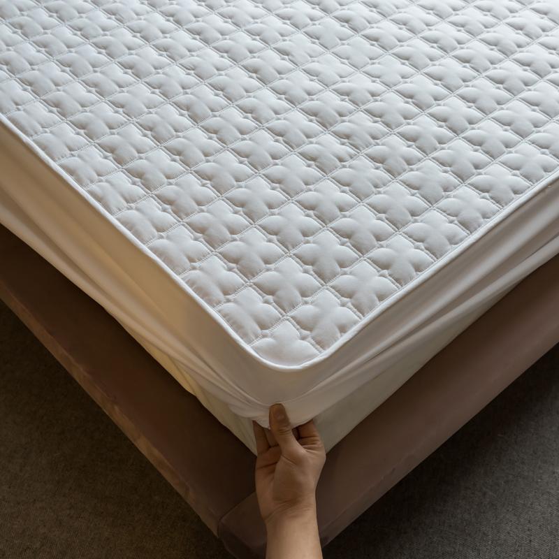 Weicher Verdickter Gesteppter Matratzenschoner Antibakteriell Milbenabweisend Bettmatratzenauflage Schutzbezug Bettdecke Nicht Enthalten Kissenbezug