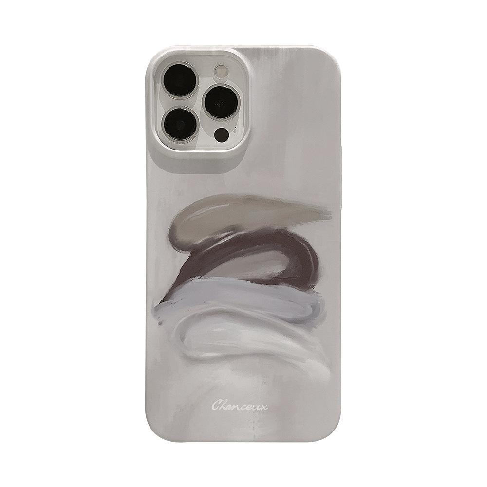 High-end Sense Ins Oil Painting Pigment 14promax Apple 15 Mobile Phone Case IPhone 16 Suitable for 11 Retro X Feilin