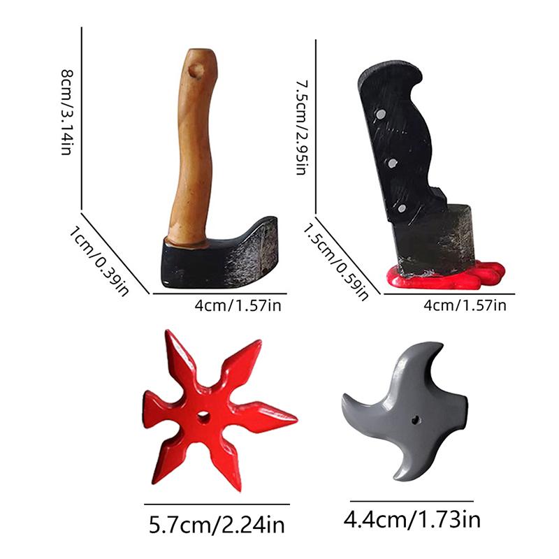 Funny Knife Magnetic Fridge Stickers, 3D Fun Axe Fridge Magnet, Novelty Home Decor Gifts, Eye-Catching Fridge For Iron Surface