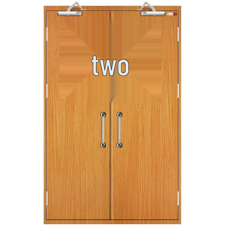 Class A Wooden Fire Door: Mall Passage & Home Interior Anti-theft, Class B Fire-resistant, Silent Design