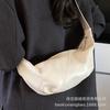 Large Capacity Bag Women's Versatile 2025 New High-end Niche Design Broadband Messenger Bag Casual Dumpling Bag