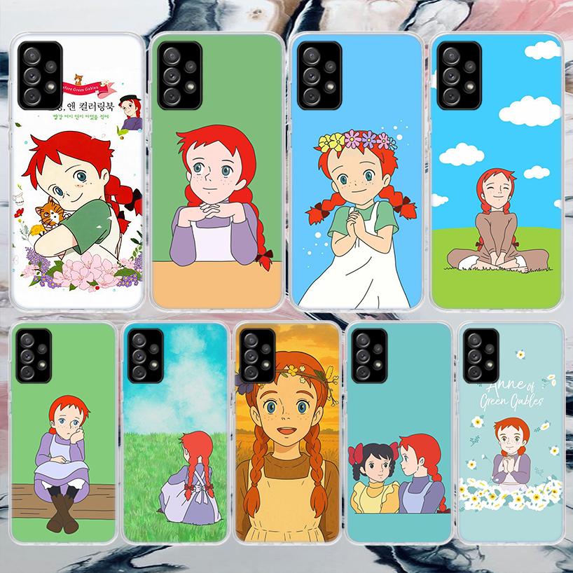 A-Anne Of Green Gables Shirley Soft Phone Case For Samsung Galaxy A52 A42 A32 A22 A12 A02S A51 A50 A41 A31 A21S A71 A40 A30S A20