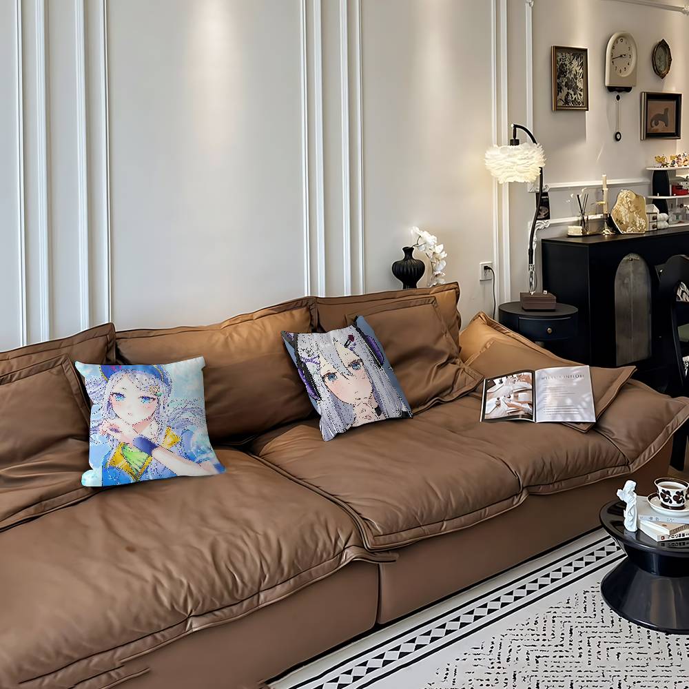 Project SEKAI Yoisaki Kanade Kuddfodral Avtagbart Tvättbart Kuddöverdrag – Mjukt Linne för Alla Årstider