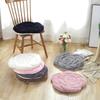 Winter Fluffy Rose Quilted Chair Cushion Thickened Office Home Dining Seat Pad Tatami Floor Mat