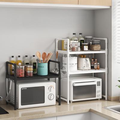 Kitchen Microwave Storage Rack Oven Storage Rack Multi Functional Kitchen Condiment Organizer Large Capacity Storage for Kitchen