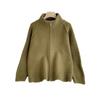 Cross-border Foreign Trade Solid Color Stand-up Neck Zipper Sweater Jacket Autumn and Winter New Loose Thickened Soft Waxy Knitted Cardigan Top