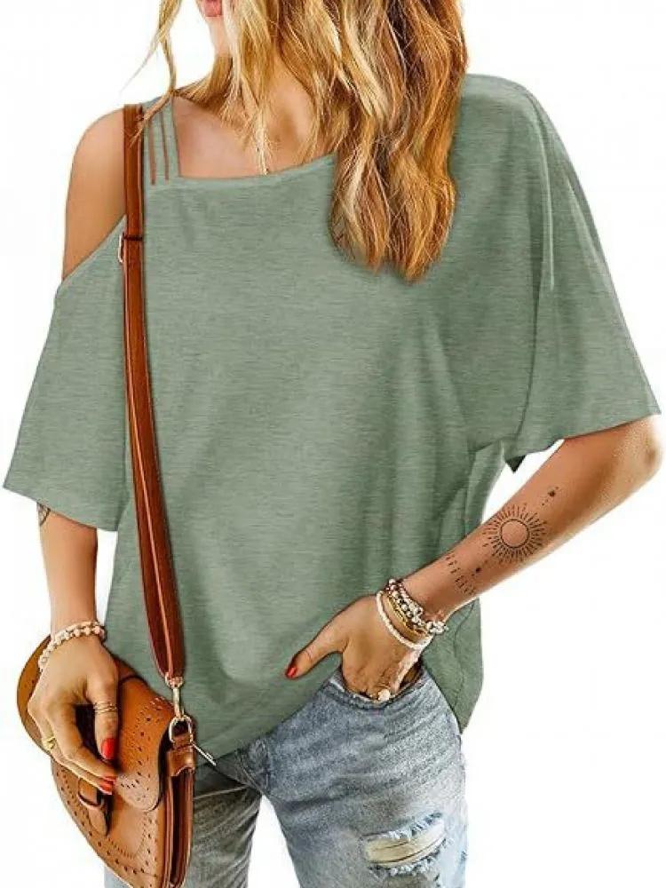 

Short-sleeved T-shirt Men s Summer High-end Loose Cotton Top XL