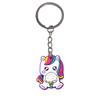 Adorable Unicorn Cartoon Keychain - DIY Backpack Pendant & Bag Charm, Hot Selling