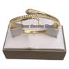18K Gold Snake-shaped Zirconia Bracelet - European & American Design, Luxurious High-end Jewelry