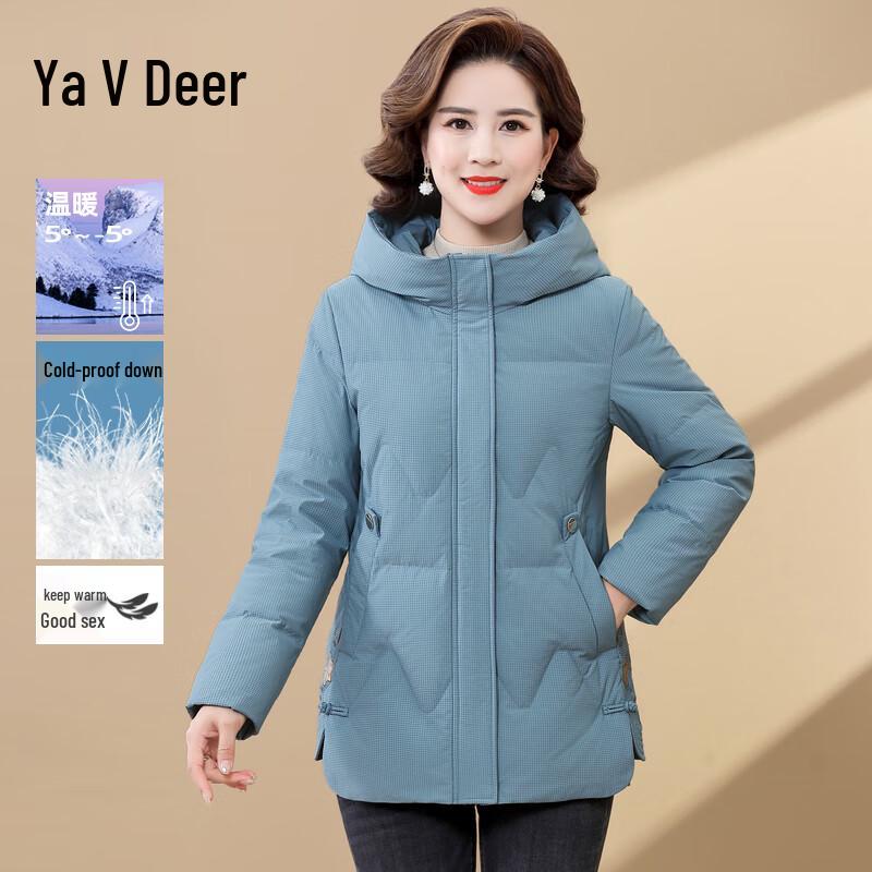 

Женский пуховик Yalu средней длины на зиму XL