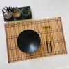 Natural Bamboo Table Mats Woven Placemat Retangle Shape Thickened Heat-Resistant Oil-Resistant Non-Slip Place Settings Parties Weddings Banquets