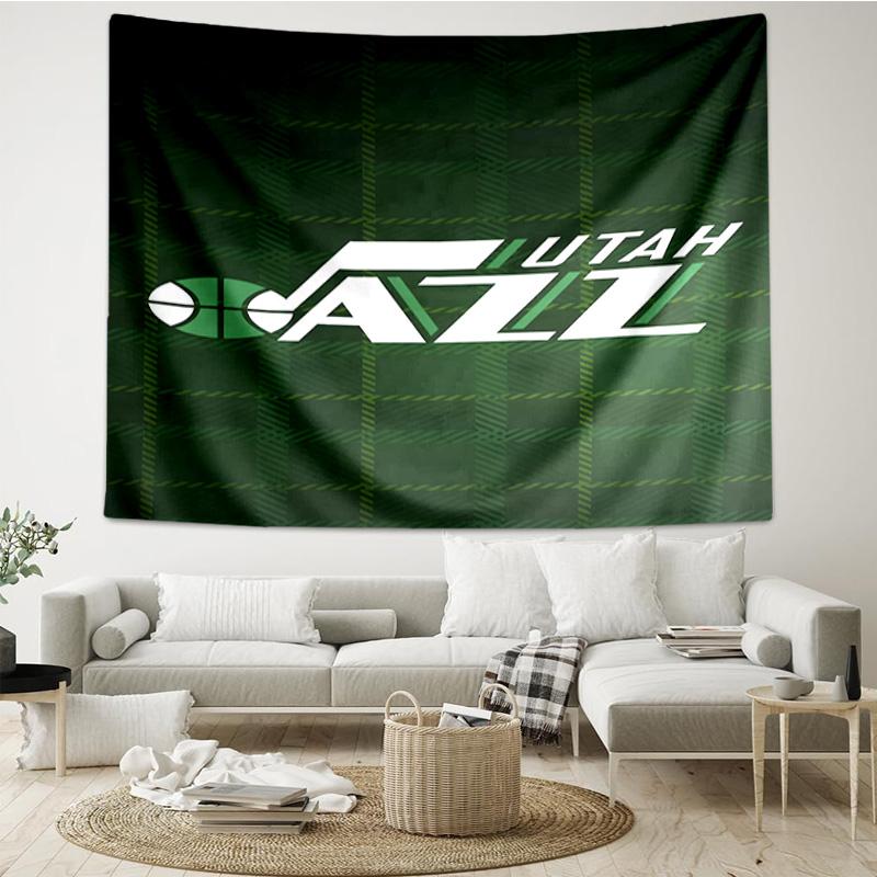 Jazz Basketball Team Quick-Dry Tapestry Hanging for Bedroom,Livingroom, Playroom,Decor Art Room Wall Tapestry Holiday and Birthday Gifts