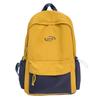 Schoolbag1011 new large-capacity schoolbag contrasting color high value high school student college student backpack fashionable commuter leisure bag