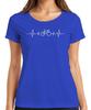 Bicycle Heartbeat Ecg Bicycle Love Pulse Cyclist Road Bike Biker Unisexs Tshirt