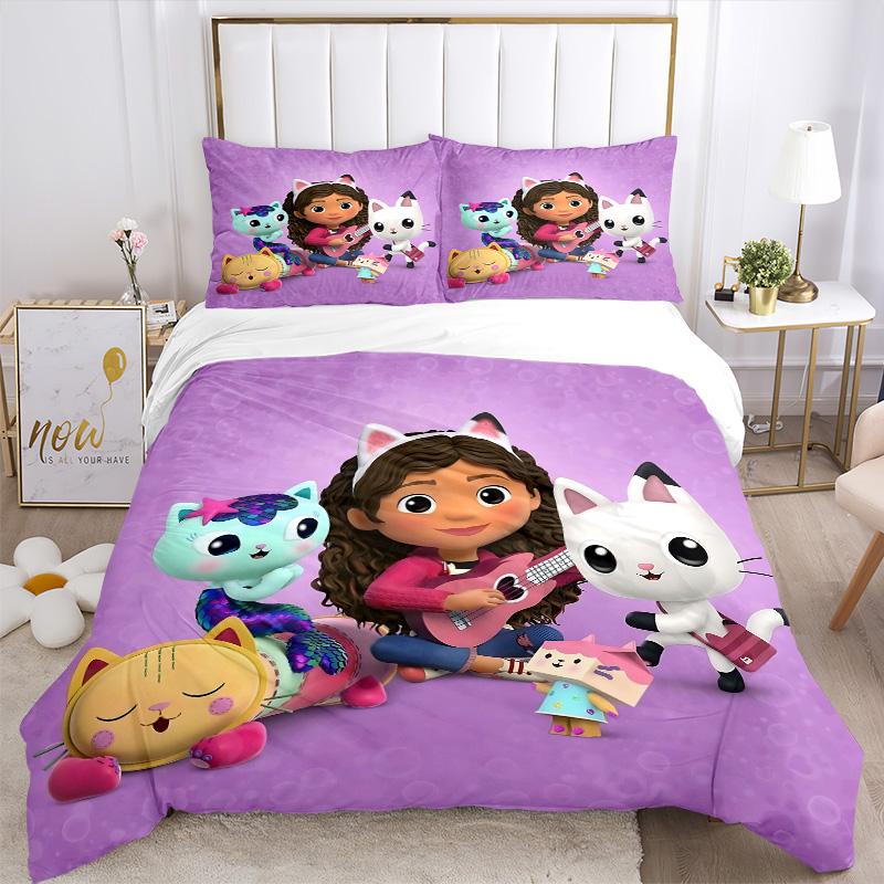 Dream Team Adventure Print 3Pcs Bedding Setduvet Cover With 2 Bedropillowcase Home Birthday Gift