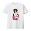 T-shirt Whitney Houston Iconica Foto Stampa Wanna Dance Stile Retro Moda vintage Lavata Alla Moda uomo Comoda