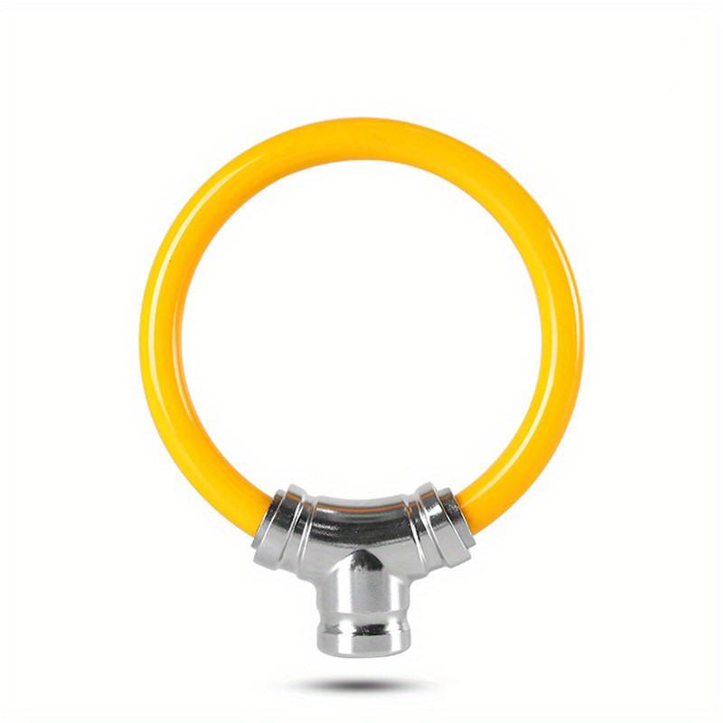 Alloy Material Steel Wire Lock Ring Shape Anti-rust Bicycle Ring Shape Lock Anti-theft Waterproof Cycling Equipment