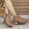 Fashion Comemore Spring Autumn New Women's Shoes Solid Colour Ankle Boots for Women Casual Suede Chunky High Heels Female Short Botines