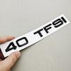 For tt 40 TFSI A3 A4 A5 Q3 Q5 45 TFSI A4 A5 A6 A7 Q5 Q7 Q8 Exterior Accessories ABS Car Letters Rear Trunk Badge Emblem Decals