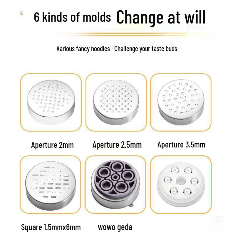 Manual Stainless Steel Noodle and Pasta Maker with Hand Crank