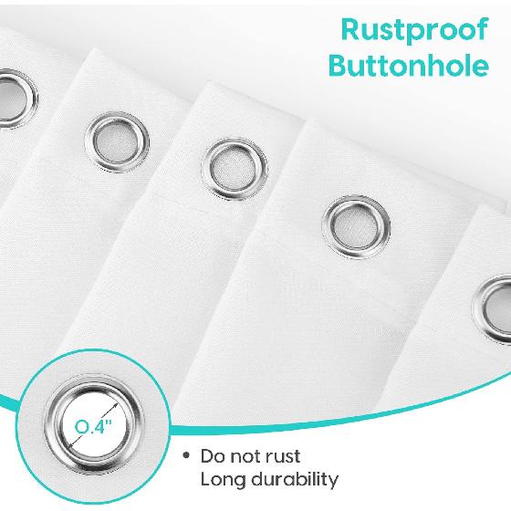 Amaredom Floral Shower Curtain for Bathroom, Colorful Leaves Curtain Bathroom Decoration, Shower Curtain Set with Curtain Hooks