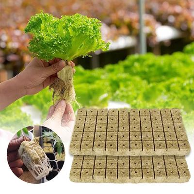Greenhouse Soilless Cultivation Insulation Rock Wool Square Seedling Sponge Block Insulation Winter Planting Tool Sponge Starter