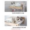 Stable Wood Wall Mounted Cats Perches for Active Cats Easyly Mount Secure Resting Bed Stability Support
