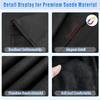 ZATOOTO Suede Car Window Shades 4PCS - Car Window Covers For Ultimate Privacy, UV Protection, And Heat Ulation, Sun Shade Perfect For Camping,