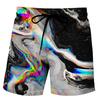 Classic Vertigo Pattern 3D Print Beach Short Pants Mens Rainbow Shorts Swim Trunks Kid Summer Board Shorts Funny  Mens Clothing