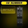 Front Driver Side Window Control Switch For Subaru Legacy Outback 83071AJ21C EOA