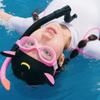 3MM Neoprene Diving Hood Headband Women Cute Cat Ears Waterproof Hat Wetsuit Hood Swimming Snorkeling Caps Cartoon Diving Hood