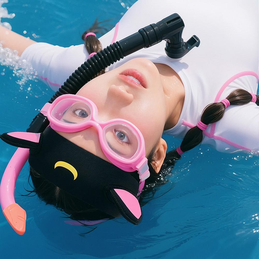 3MM Neoprene Diving Hood Headband Women Cute Cat Ears Waterproof Hat Wetsuit Hood Swimming Snorkeling Caps Cartoon Diving Hood
