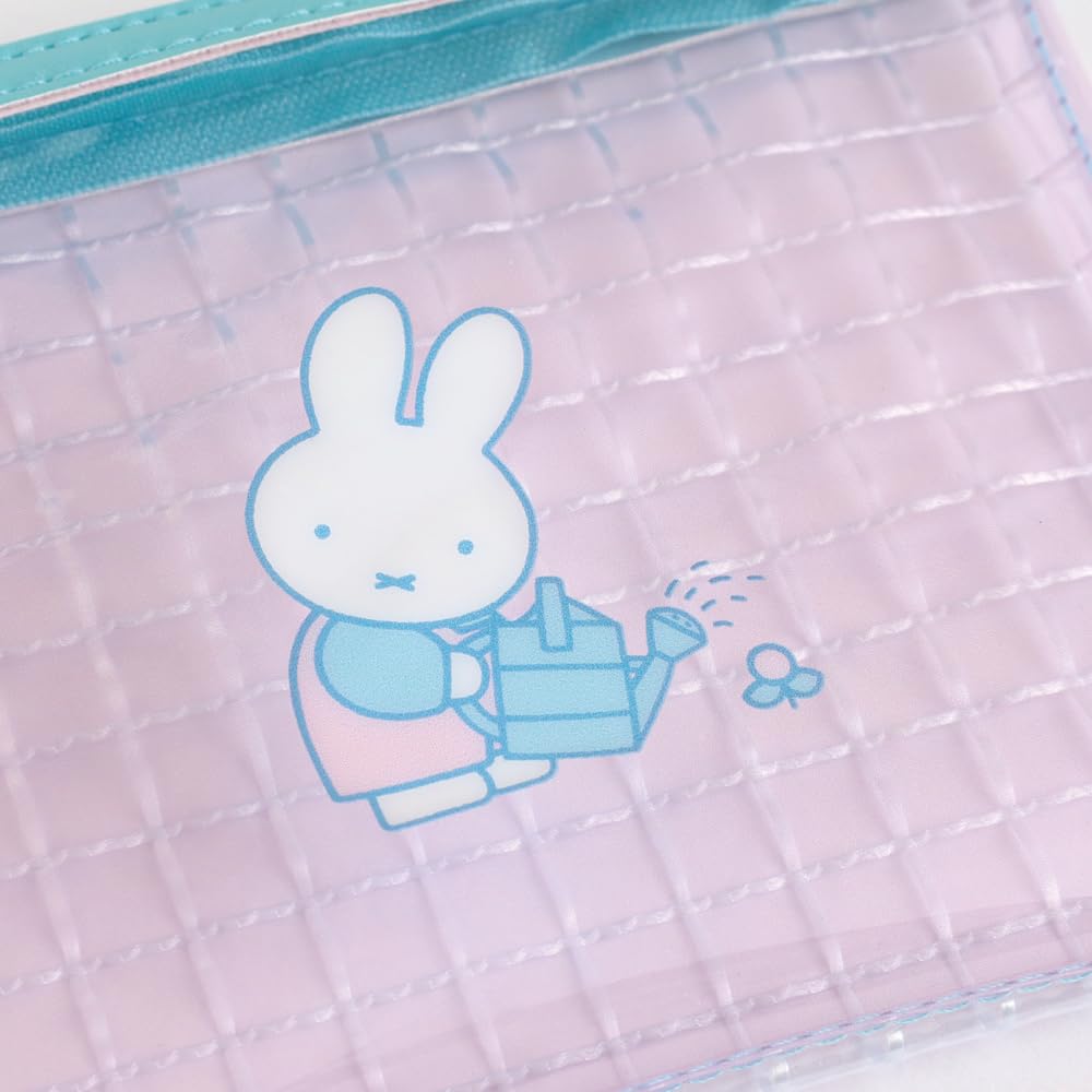 Green Flash Miffy PVC Pouch Flower BM-503
