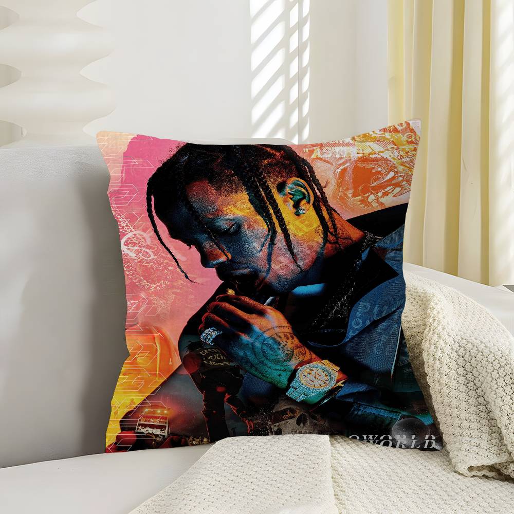 T-Travis Singer S-Scott Cushion Cover Pillow Cover Decor Pillowcase Printed Cushion Case For Couch