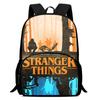 Stranger Things Printed Backpack Stranger Things5 Student School Bag Cartoon Lightweight Front Bag Backpack