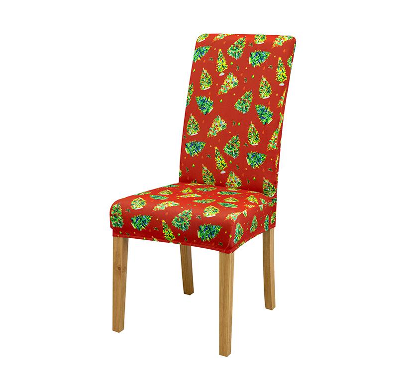 Christmas Chair Cover Seat Protector Cheap Chair Covers For Holiday Party Dining Room Kitchen Hotel Living Room Chair Cover 1 PC
