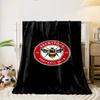 Brentford FC Logo Blanket Design Print Blanket Soft and Cozy Perfect for the Living Room Bed Sofa or a Nap,gift