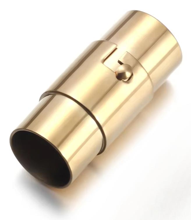 

1 шт. кружевные пряжки-застежки для кожаного шнура, браслета, ювелирных изделий, аксессуары, нержавеющая сталь, магнитная застежка, застежка 6mm золотой