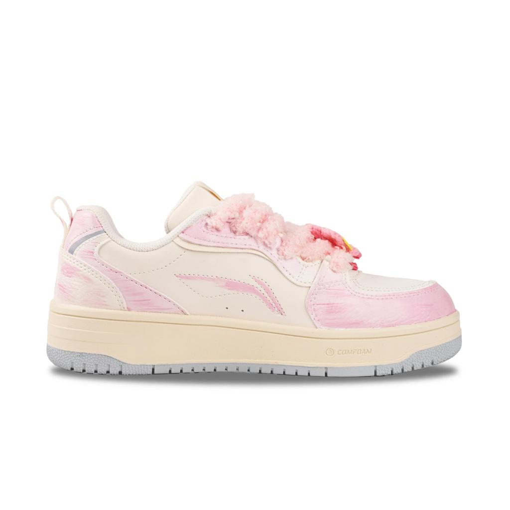 Li Ning Tianji Cushioning Abrasion Resistant Lightweight Low Top Skateboard Shoes Women's AGCV342-1(Team1421-)