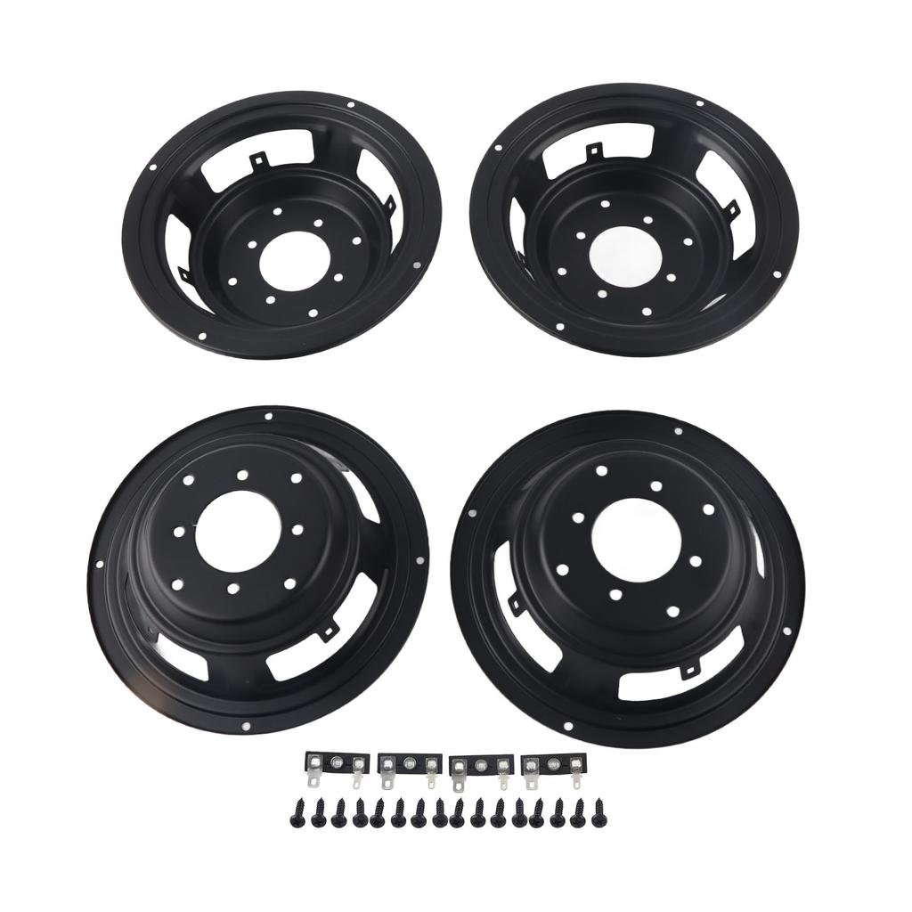 4pcs Speaker Basin Stand Iron DIY Repair Subwoofer Frame Basket for 6.5 Inch Speakers