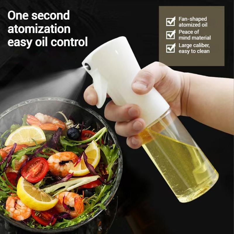200/300/500ml Oil Sprayer High Pressure Vinegar Soy Sauce Sprayer Pour Oil Dispenser Bottle Cooking Baking Mist Oil Sprayer
