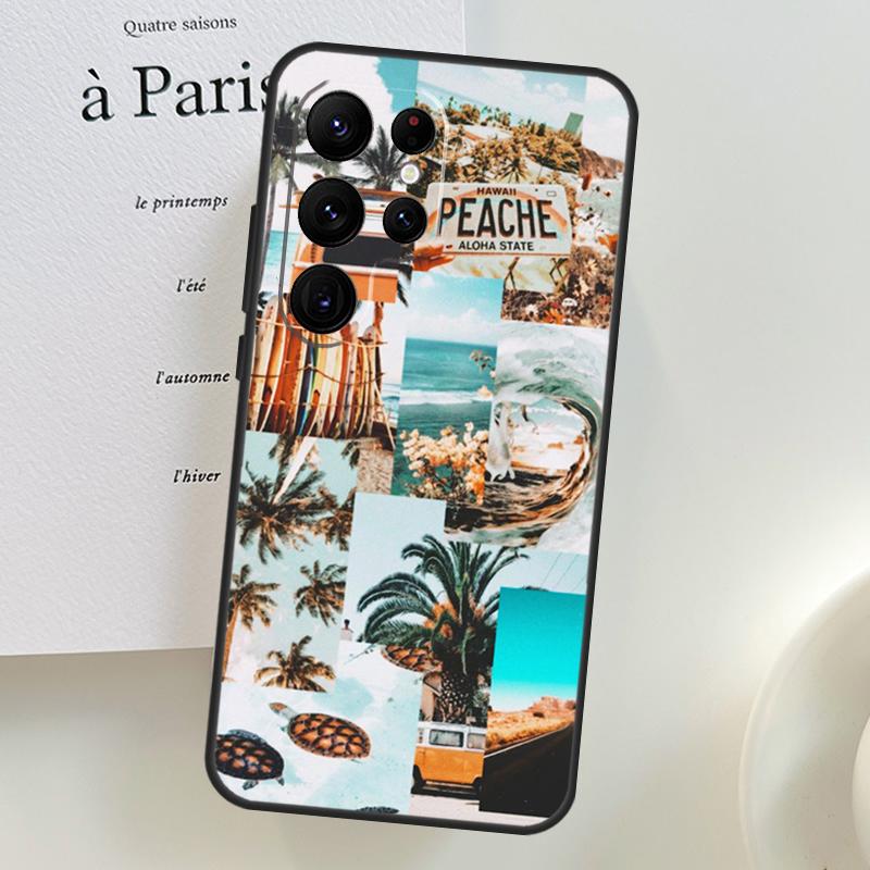 

Beach Vibes Case For Samsung Galaxy S26 Ultra S25 S23 S22 S21 S24 Ultra S10 S20 Plus S25 FE Phone Cover Galaxy S23 Plus