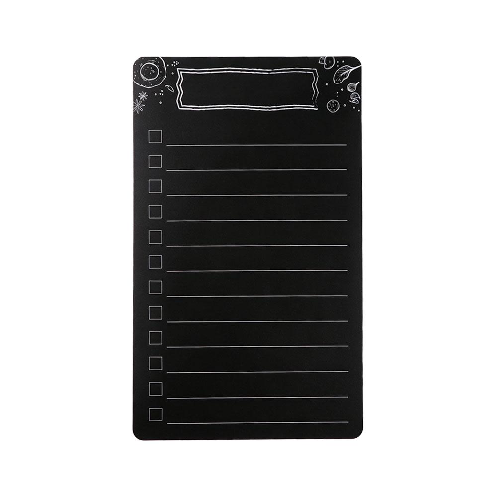 Shopping List Planner Magnetic Fridge Notepad Grocery Sticker Whiteboard Magnetic Memo Sticker PET To Do List