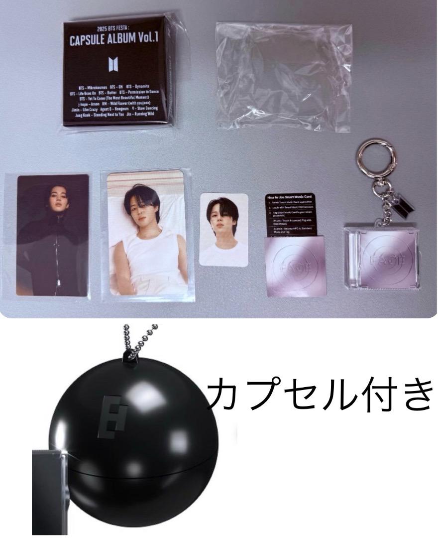 

[USED] BTS FESTA 2025 CAPSULE ALBUM Jimin & Bonus Trading Card