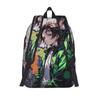 Fashion Demon Slayer Backpack shounen manga Mochilas Super Quality High School Zipper Closure Rucksack