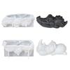 3D Crocodile Rhinoceros Silicone Candle Mould Animals Plaster Resin Mold DIY Drip Glue Scented Candle Making Supplies Home Decor